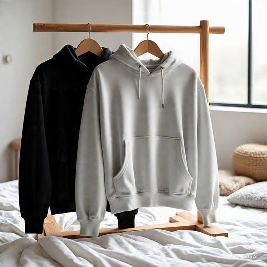 Combo of two Stylish Unisex solid Hoodies best for winters