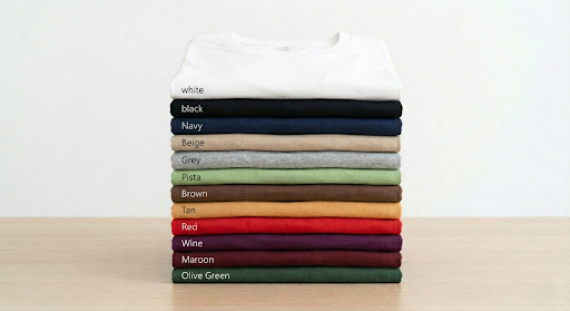 Choose Any 5 Plain T-Shirts Combo