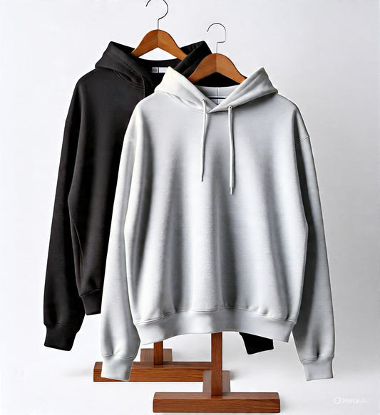Combo of two Stylish Unisex solid Hoodies best for winters