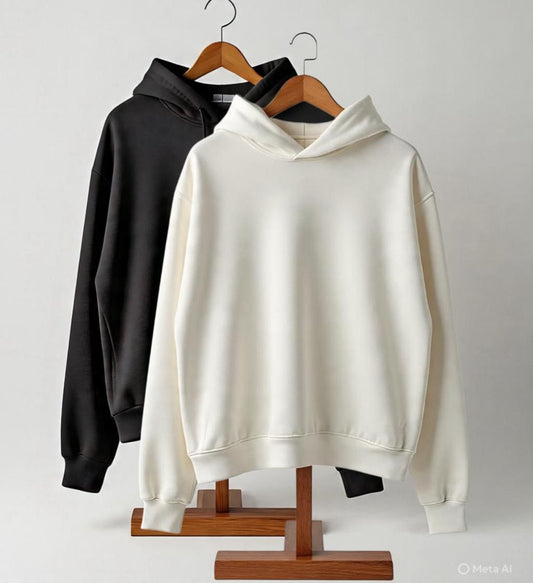 Combo of two Stylish Unisex solid Hoodies best for winters